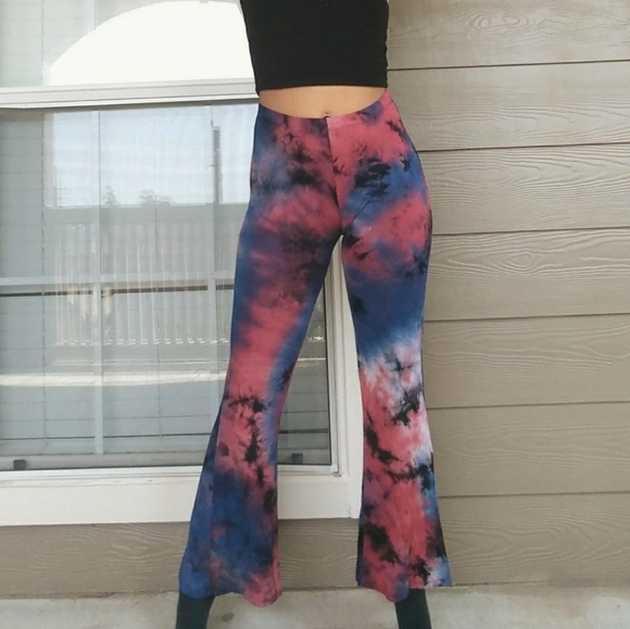 Fashion Nova Tye Dye Painted Flare 